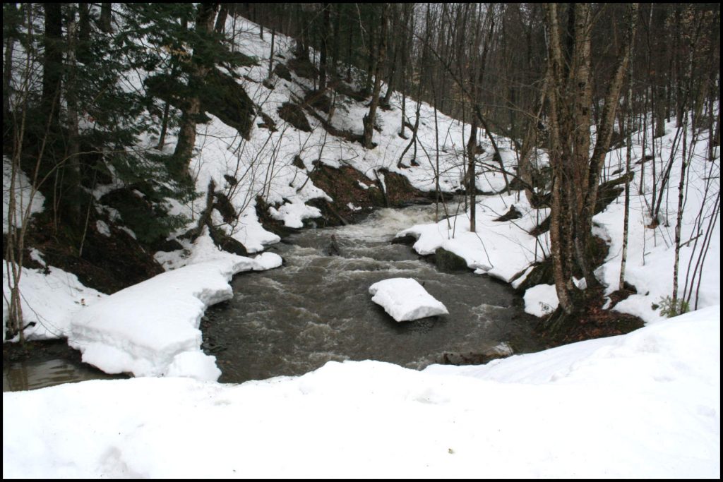 Above the putin on Devil's Washbowl Vermont Whitewater Kayaking